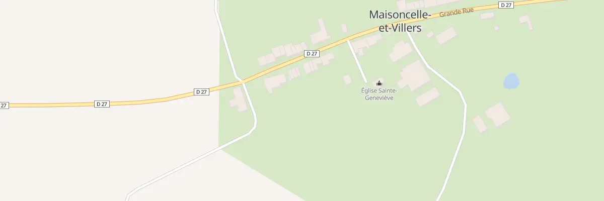 Plan du 19 Grand Rue à Maisoncelle-et-Villers