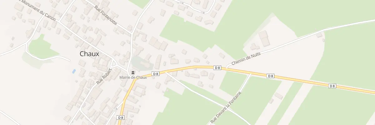 Plan du 7 Rue de Nuits St Georges à Chaux