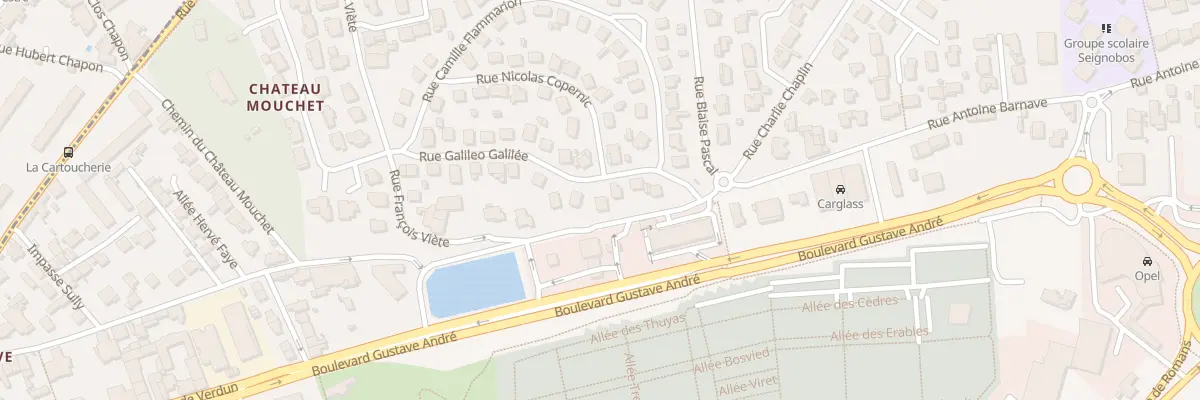 Plan du 20 Rue Galilee à Valence