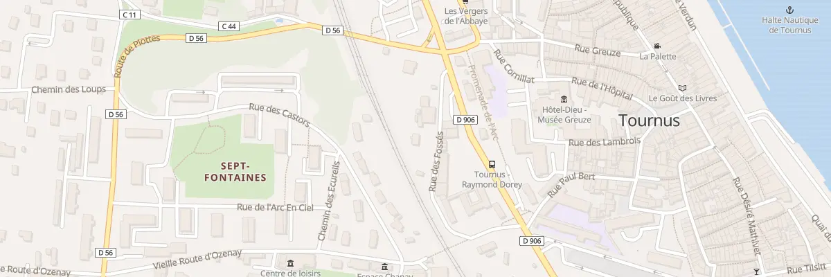 Plan du 9010 Rue des Fossés à Tournus