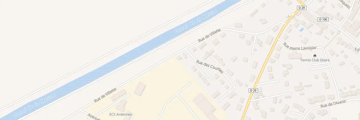 Plan du 23 Rue de Villette à Glaire