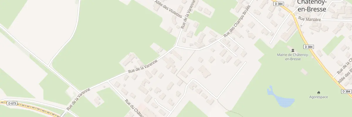 Plan du 11 Rue de la Varenne à Châtenoy-en-Bresse