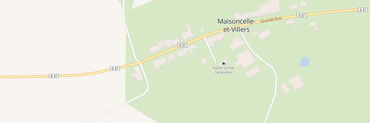 Plan du 15 Grand Rue à Maisoncelle-et-Villers