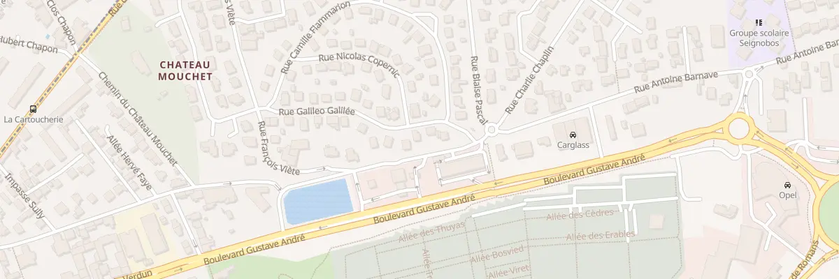Plan du 22 Rue Galilee à Valence