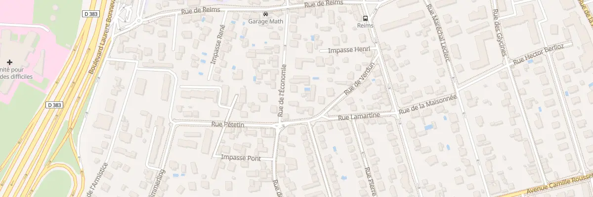 Plan du 4 Rue de l’Economie à Bron