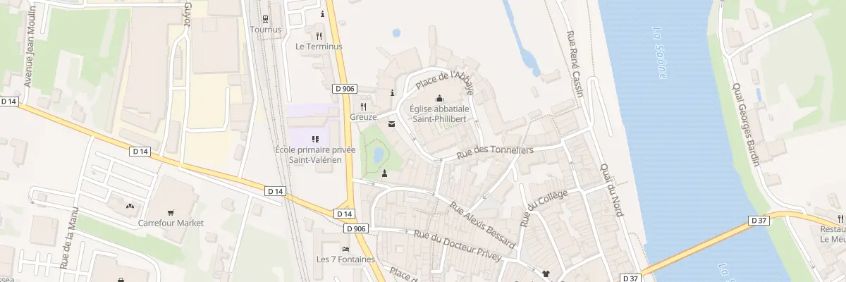 Plan du 6 Rue Gabriel Jeanton à Tournus
