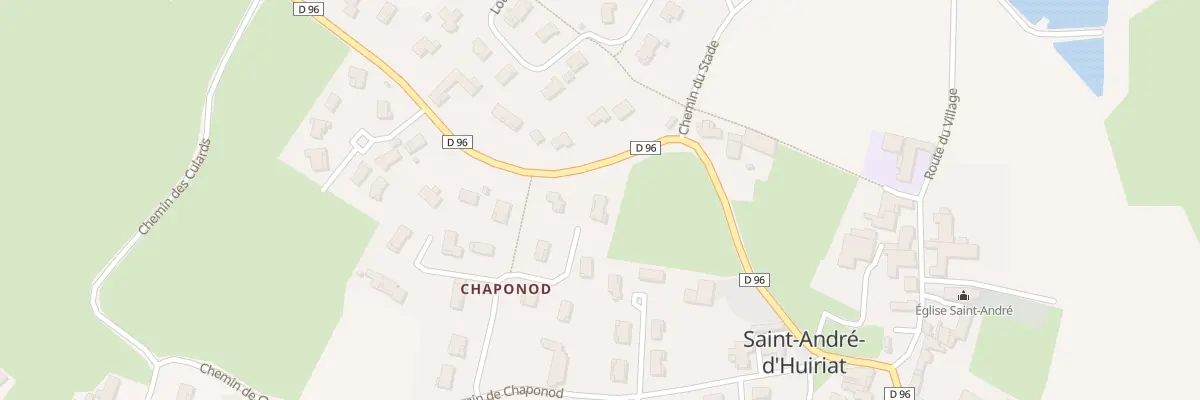 Plan du 150 Lot Chaponod à Saint-André-d’Huiriat