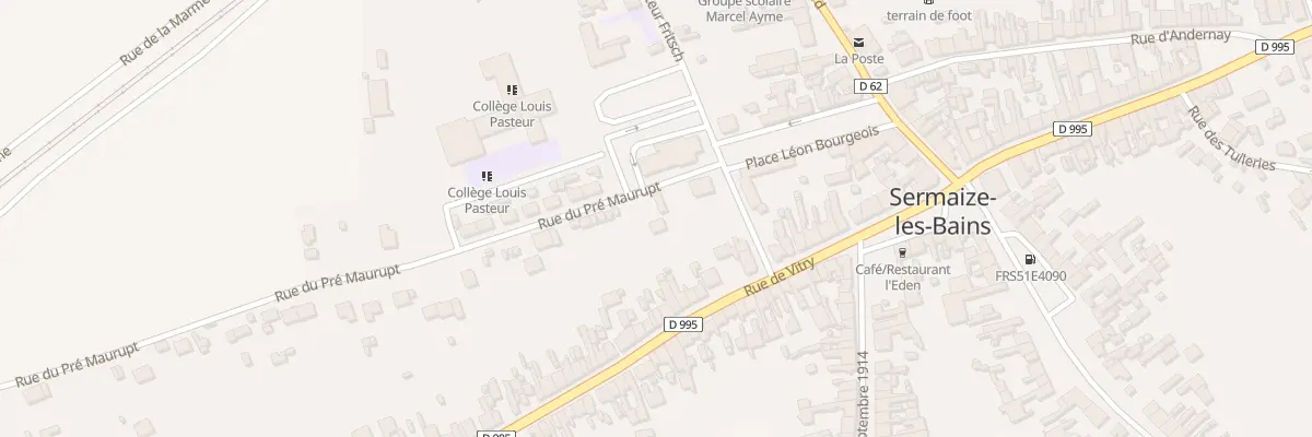 Plan du 5 Rue du Pre Maurupt à Sermaize-les-Bains