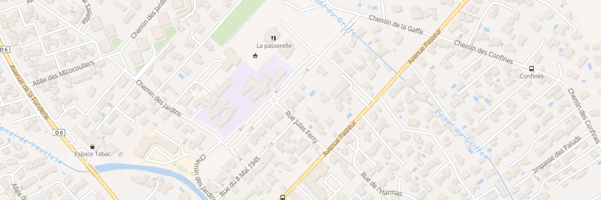 Plan du 74 Rue Jules Ferry à Vedène