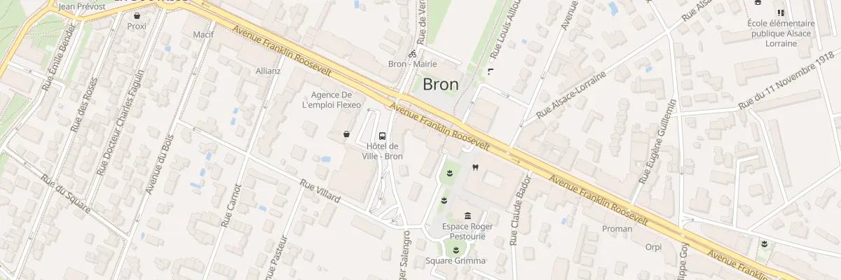 Plan du 154 Av Franklin Roosevelt à Bron