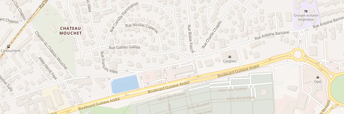 Plan du 24 Rue Galilee à Valence