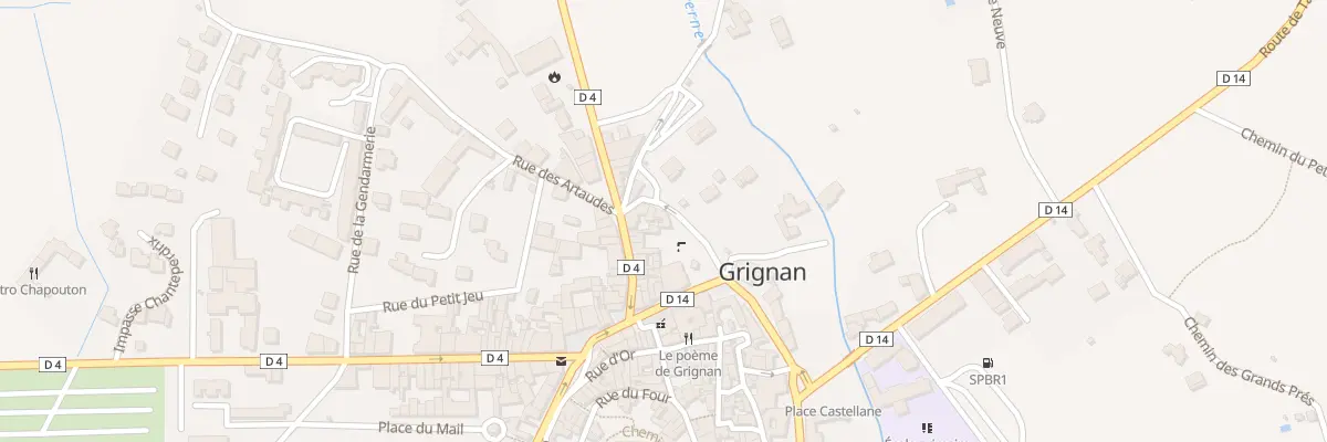 Plan du 5078 Pl de la Salle Verte à Grignan