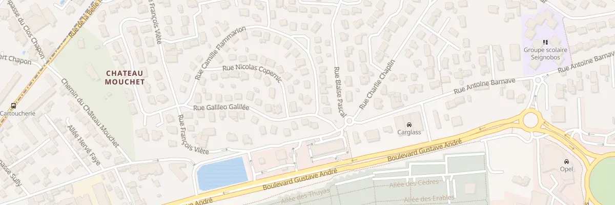 Plan du 21 Rue Galilee à Valence
