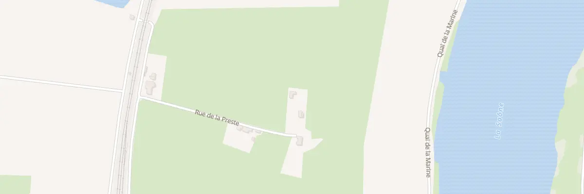 Plan du 9020F Rue de la Preste à Tournus