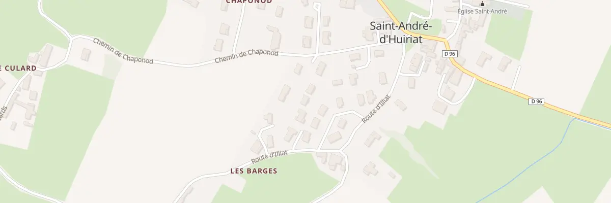 Plan du 7 Lot l’Orée du Village à Saint-André-d’Huiriat