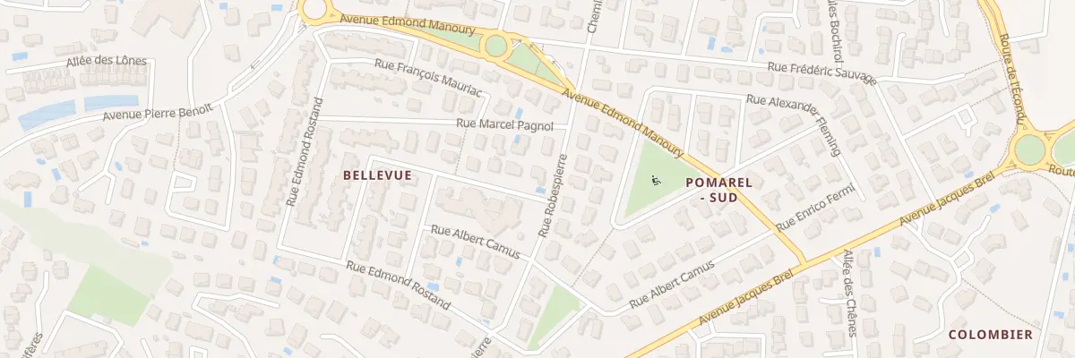 Plan du 1 Rue Ernest Hemingway à Bourg-lès-Valence