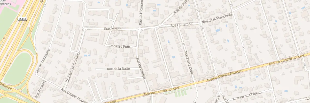 Plan du 19 Rue Edgard Quinet à Bron
