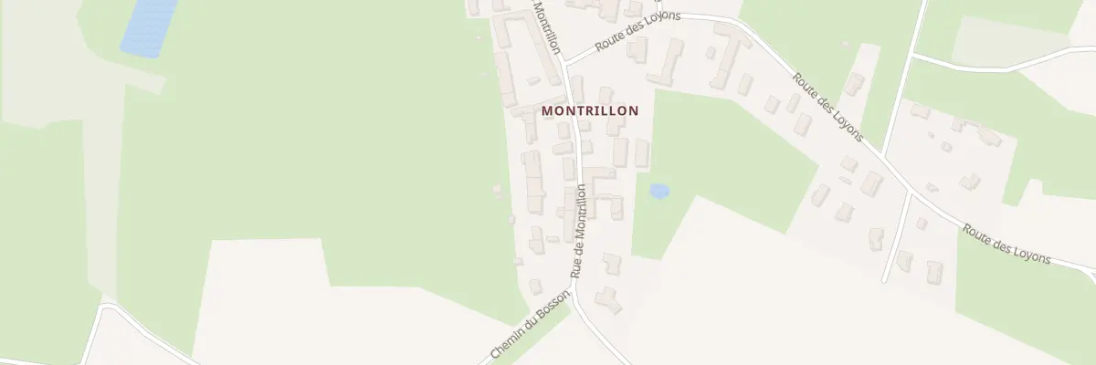Plan du 266 Rue de Montrillon à Boz