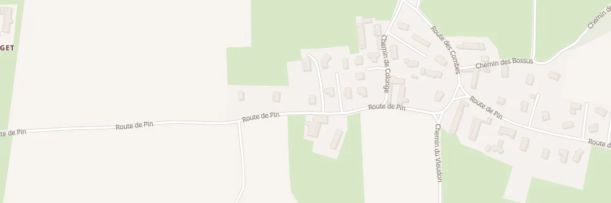 Plan du 863 Rte de Pin à Laiz