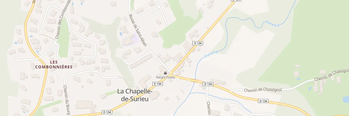 Plan du 3 Rte du Pre Gele à La Chapelle-de-Surieu