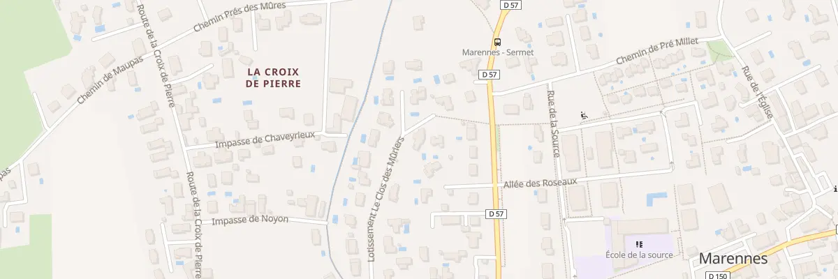 Plan du 3 Lot Le Clos des Rosiers à Marennes