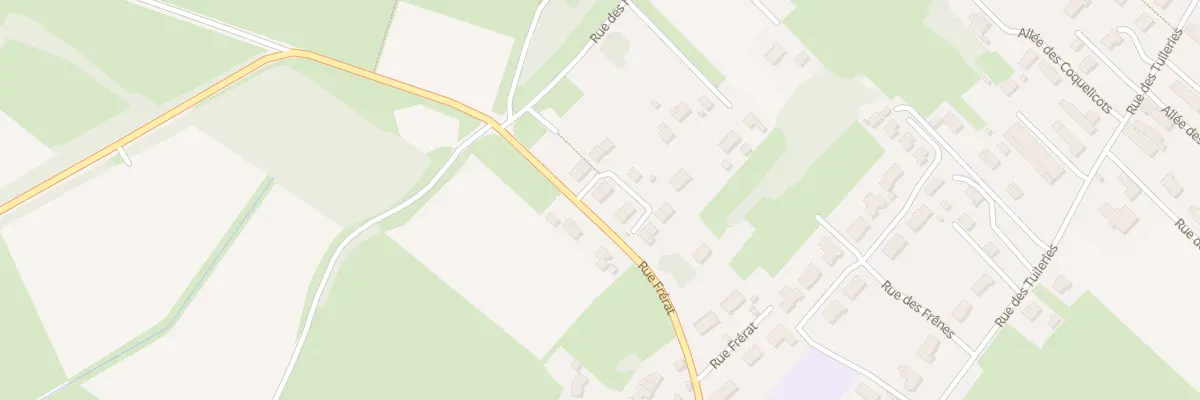 Plan du 2 All des Aubépines à Châtenoy-en-Bresse