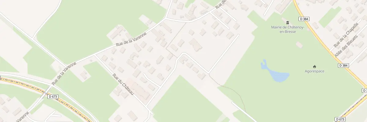Plan du 2 Rue du Château à Châtenoy-en-Bresse