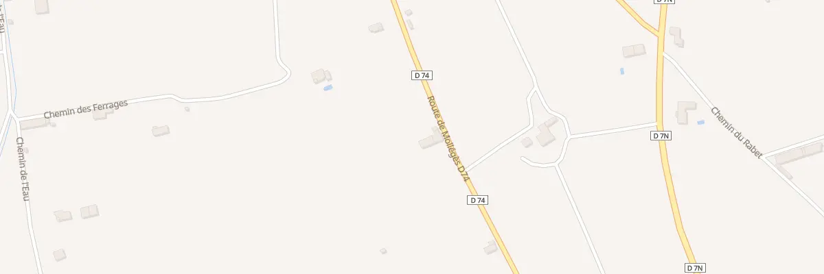 Plan du 1460 Rte de Molleges à Noves