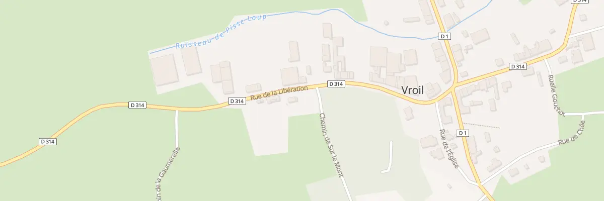 Plan du 5071 Rue de la Libération à Vroil