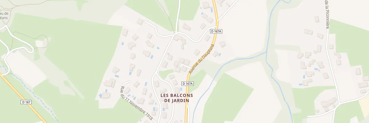 Plan du 753 Av du Dauphiné à Jardin