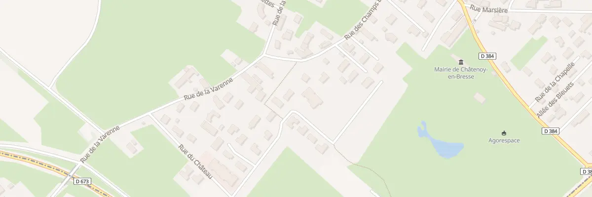 Plan du 15 Rue du Château à Châtenoy-en-Bresse
