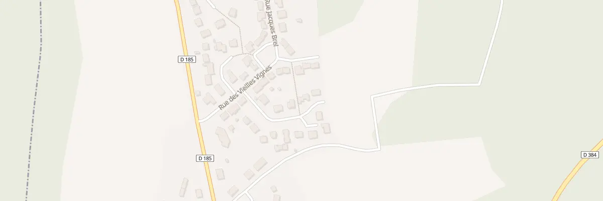 Plan du 13 Rue Georges Brassens à Valcourt