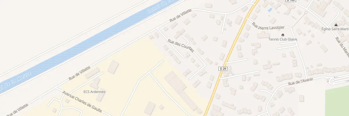 Plan du 19 Rue des Courbes à Glaire