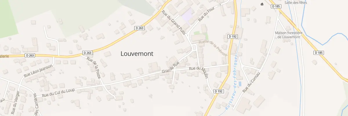 Plan du 8 Rue Grande Rue à Louvemont
