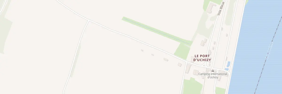 Plan du 692 Rte du Camping à Uchizy