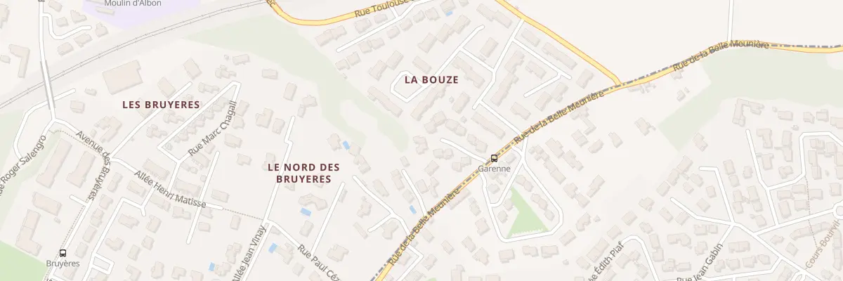Plan du 61 All de la Garenne à Bourg-lès-Valence