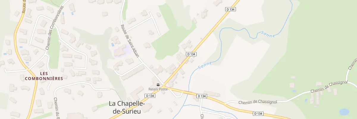 Plan du 7 Rte du Pre Gele à La Chapelle-de-Surieu