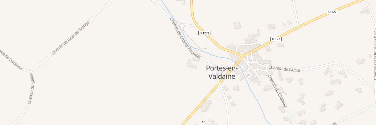 Plan du 77 Chem de Champ Fournier à Portes-en-Valdaine