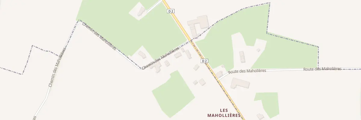 Plan du 47 Che des Maholières à Saint-André-d’Huiriat