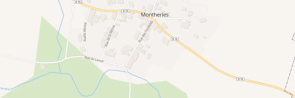 Plan du 8 Rue des Fontenils à Montheries
