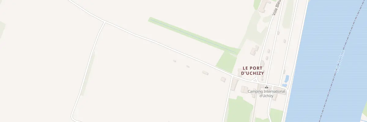 Plan du 718 Rte du Camping à Uchizy
