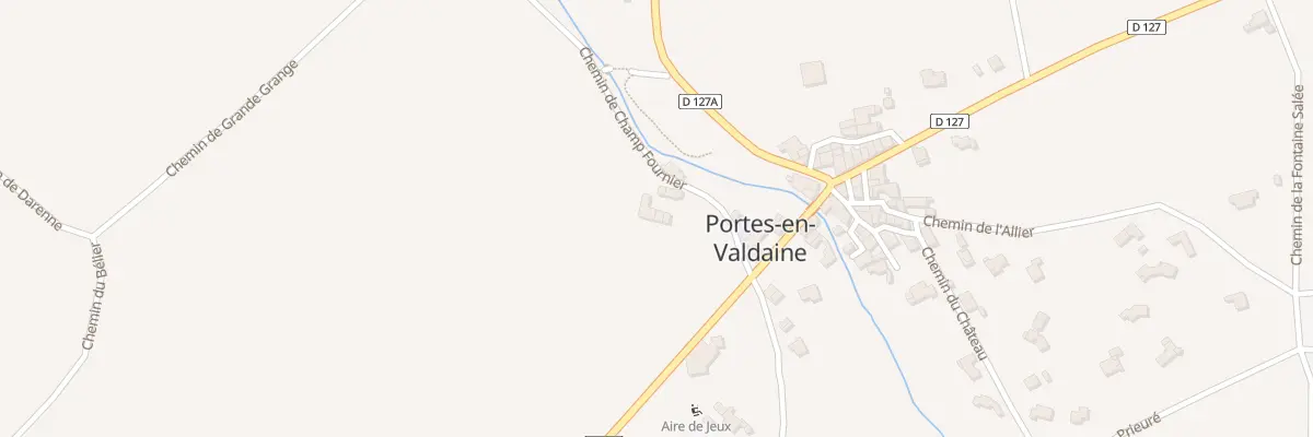 Plan du 75 Che de Champ Fournier à Portes-en-Valdaine