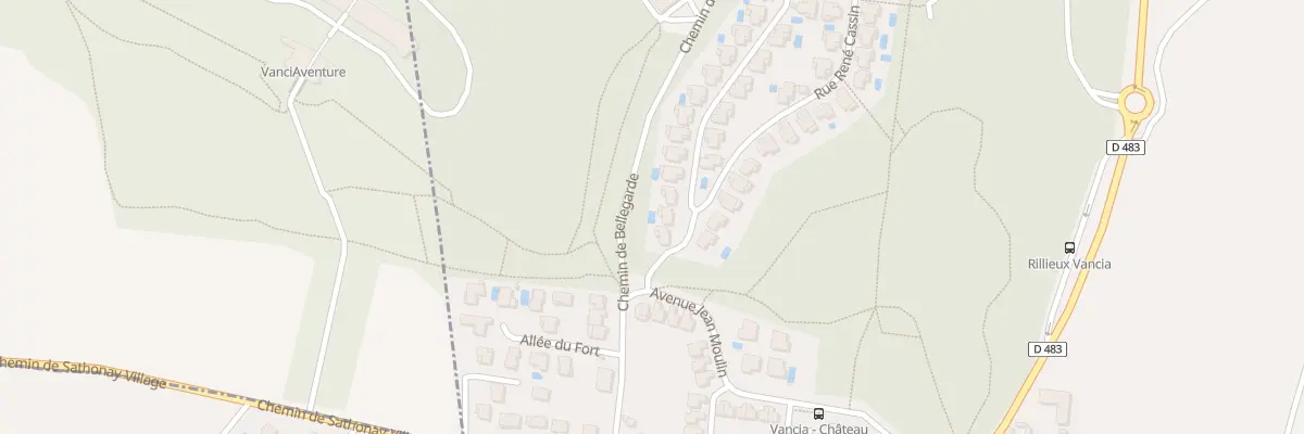 Plan du 7 Rue René Cassin à Rillieux-la-Pape