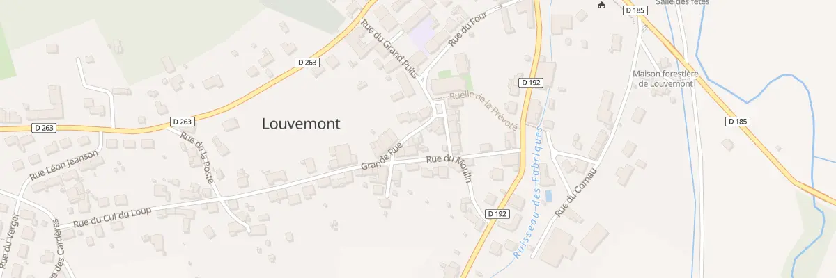 Plan du 3 Rue Grande Rue à Louvemont
