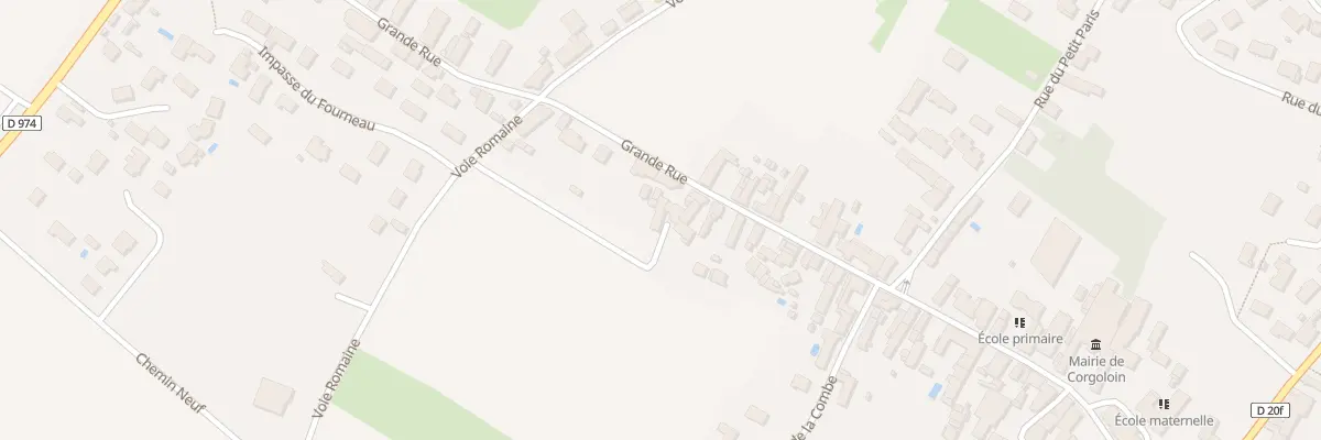 Plan du 47 Grande Rue à Corgoloin