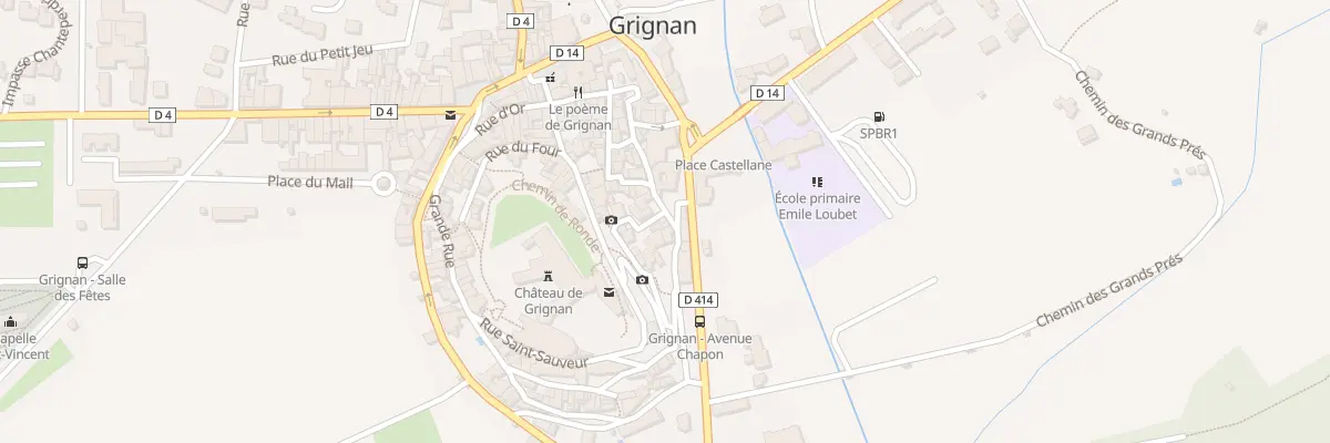 Plan du 5760 Rue de la Glacière à Grignan