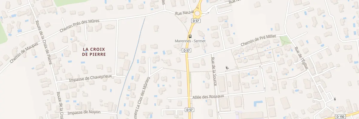 Plan du 271 Rte de Lyon à Marennes