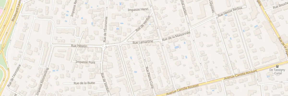 Plan du 28 Rue Pierre Curie à Bron