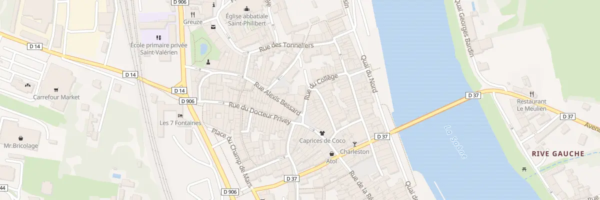 Plan du 3 Rue du Collège à Tournus