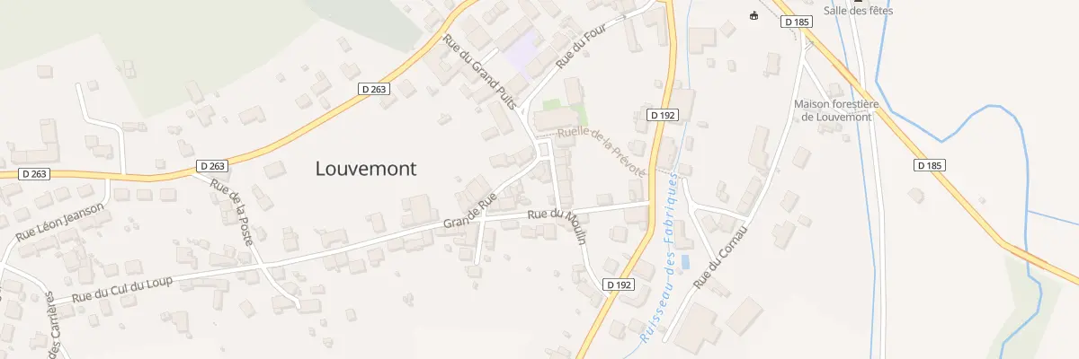 Plan du 2 Rue de la Prévoté à Louvemont